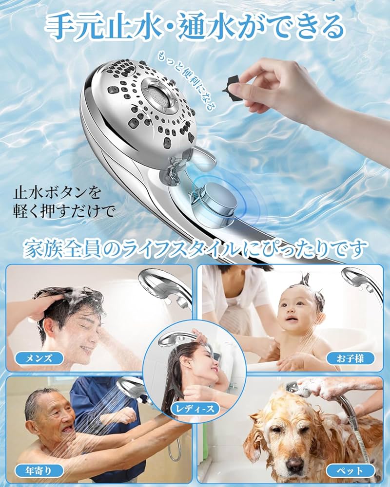 ❤️日頃の疲れも汚れもこれで解決❤️シャワーヘッド マイクロナノバブル 節水 楽天市場】【80%OFFクーポン利用で2396円】シャワーヘッド 節水